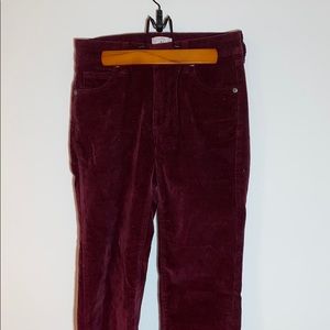 Cotton on maroon jeans